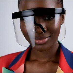 Protective Face Shield Full Cover‎ Visor Glasses/Sunglasses Anti-Fog ClearSingle